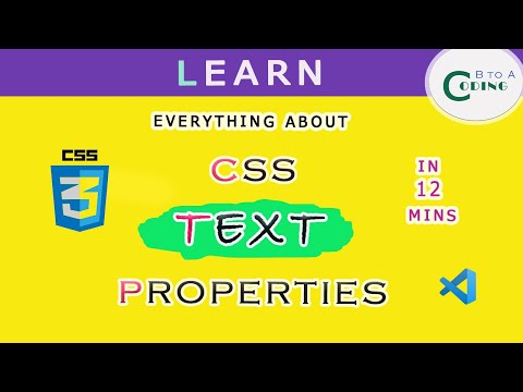 CSS Text Properties in 12 mins (2021) | Drop cap in CSS