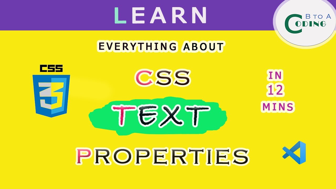 CSS Text Properties in 12 mins (2021) | Drop cap in CSS - YouTube