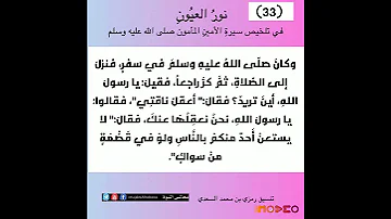 نور العيون في تلخيص سيرة الأمين المأمون المجلس الثالث والثلاثون 
