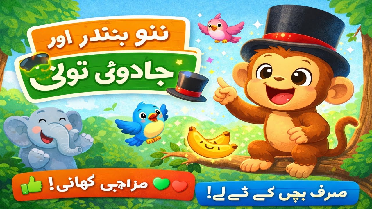 ننو بندر اور جادوئی ٹوپی - YouTube