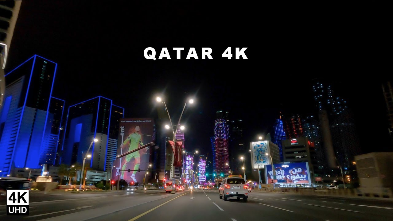 Qatar after 2022 World Cup - Driving through Katara, Souq Waqif شاهد قطر بعد كآس العالم ٢٠٢٢