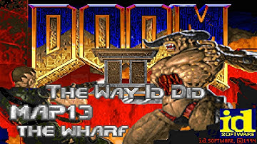 Doom 2 the Way id Did - Map13: The Wharf (100%) [DOSBox]