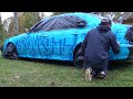 Covering BMW E39 with graffiti