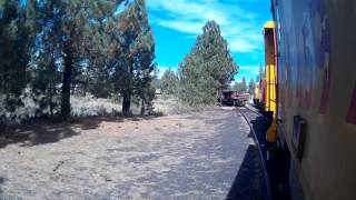 Riding a Caboose at the Western Pacific Railroad Museum