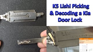 (597) K5 Lishi Picking & Decoding a Kia Lock Profile