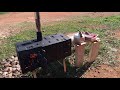 Army ammunition box wood oven pt1