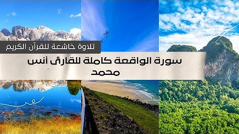 سورة الواقعة كاملة للقارئ أنس محمد تلاوة خاشعة للقرآن الكريم| Surah(Al-Waqi`ah)Anas Muhammad