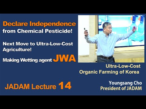 JADAM Lecture Part 14.  Homemade pesticide.  Making Wetting agent JWA