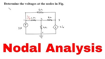 Knooppuntanalyse: Bepaal de spanningen op de knooppunten in Fig | Elektrotechniek