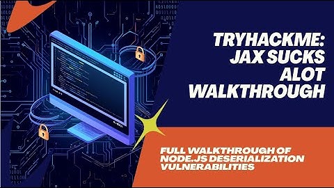 TryHackMe Jax is echt waardeloos — Volledige walkthrough (Node.js-deserialisatie) | Ethische pentest