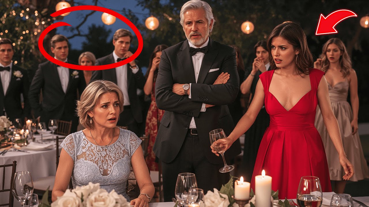 Am 20. Jubiläum schlug mich die Geliebte meines Mannes – bis meine drei CEO-Söhne eingriffen