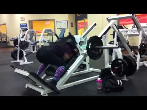 Reverse Hack Squat for Glutes