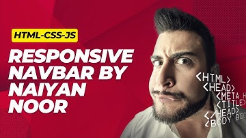 Responsive Navbar by Naiyan Noor #responsivewebsite  #naiyannoor #webdesign #navbar