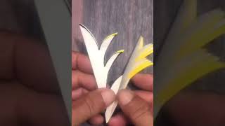 # Simple snowflake ideas # Easy snowflake # Craft paper # Cutting # Art snowflake # short