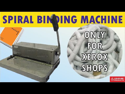 SPIRAL BINDING MACHINE FOR XEROX SHOPS ONLY !!! |