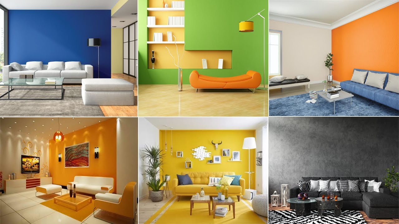 Modern Living Room Color Combinations 2022 Home Interior Wall Painting