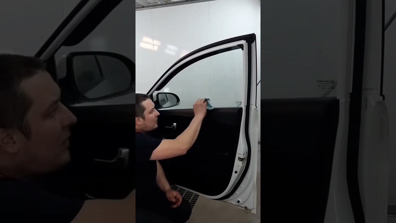 Как профессионально удалить клей с тонировочной пленки 