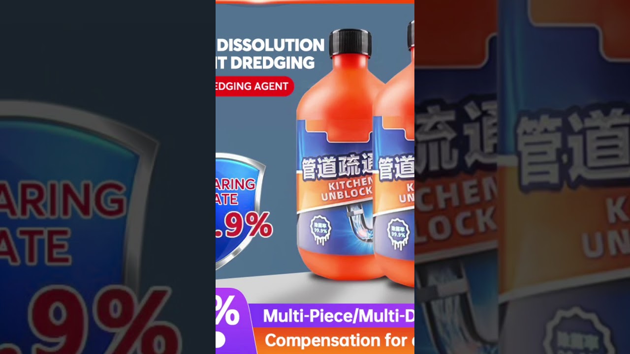 Strong Dredging Kitchen Toilet Pipe Blocked Floor Drain Dissolving Agent Deodorizing Sewer Artifact