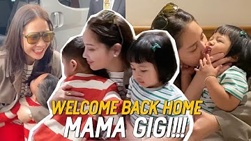 CIPUNG LILY KOMPAK JEMPUT MAMA GIGI DIBANDARA BERDUA!!! LILY SAMPE TERHARU PELUKAN SAMA MAMA GIGI!!!