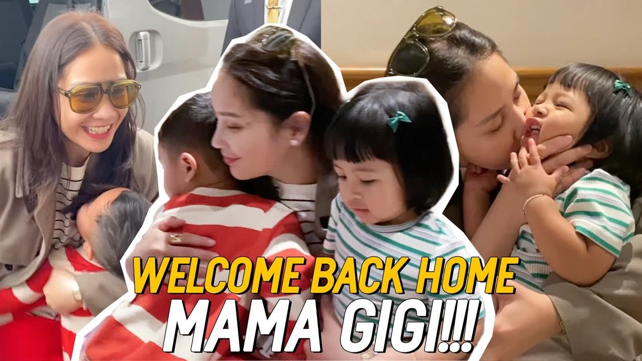 CIPUNG LILY KOMPAK JEMPUT MAMA GIGI DIBANDARA BERDUA!!! LILY SAMPE TERHARU PELUKAN SAMA MAMA GIGI!!!