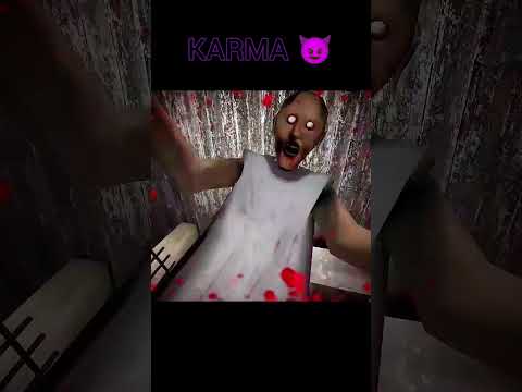 ЖЕСТОКО ОТОМСТИЛ БАБКЕ😈😈 #granny #karma #edit #nostalgia #grannygame #horrorgaming #scary