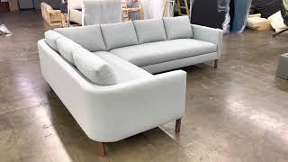 Midcentury Modern Design within reach inspired sectional