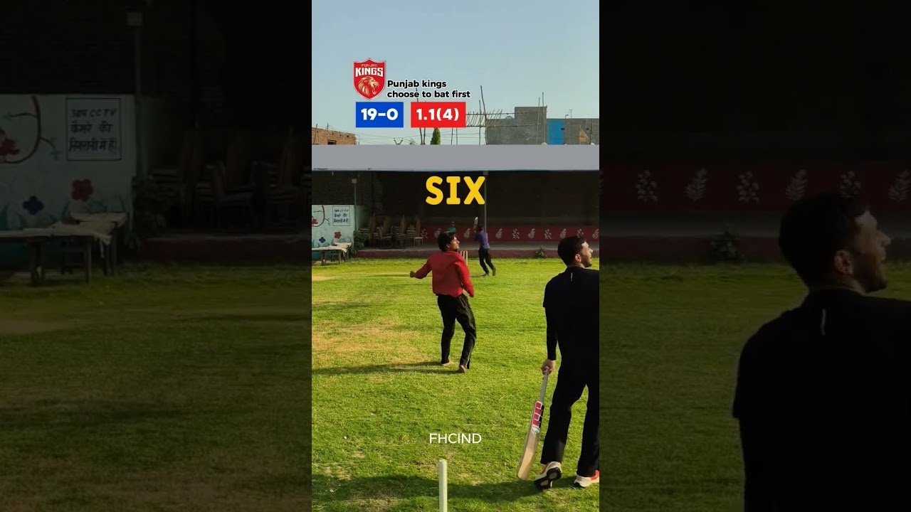 PBKS vs RCB part 1 #sixhitting