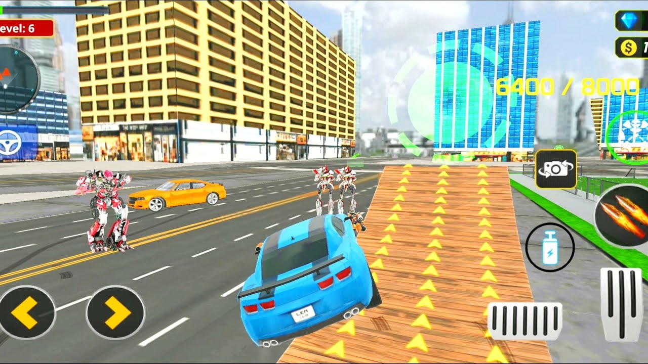 Bus Robot car Trasnform War | Police Robot Games | Android Gameplay 2020