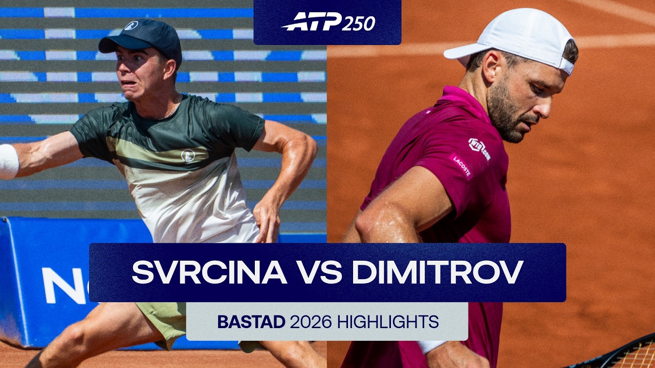 Dalibor Svrcina vs Grigor Dimitrov Highlights | Bastad 2026 Round 1