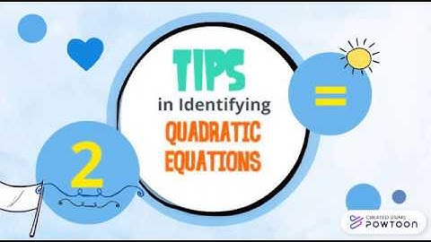 Illustrate Quadratic Equation