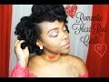 Romantic Flexi rod Curls on 4C Natural Hair + Creme of Nature Argan Oil Line