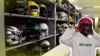 OREGON HAS SO MANY HELMETS IN THEIR EQUIPMENT ROOM / Tour with Texafornia