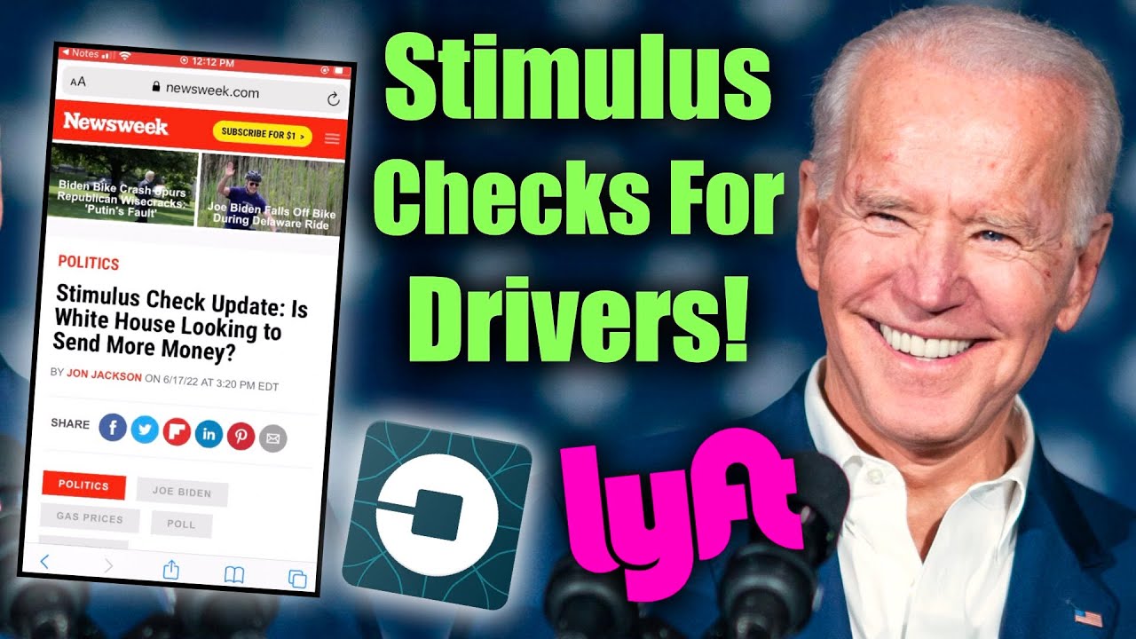BREAKING: WHITE HOUSE SENDING STIMULUS CHECKS FOR UBER & LYFT DRIVERS UPDATE!