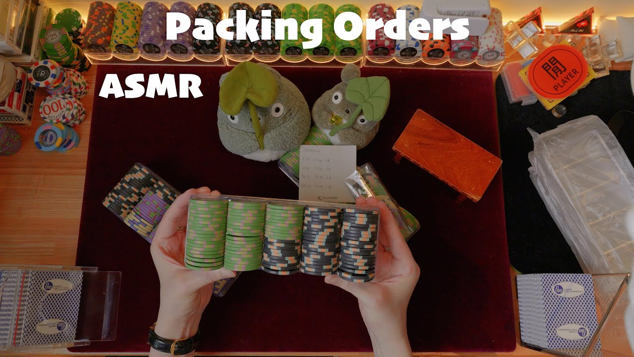 Poker Chip Sounds 300ct – RELAX DEEP SLEEP Binaural ASMR Packing with TOTORO