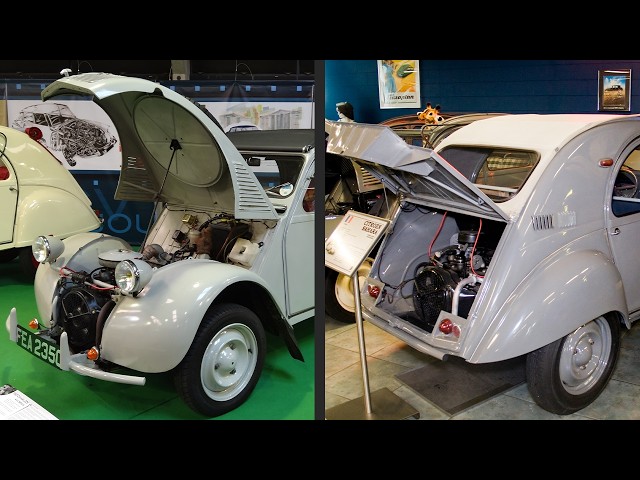 🐪 1961 Citroën 2CV 4×4 Sahara: The Twin-Engine Camel That Beat