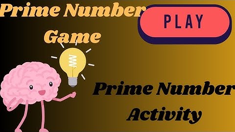 Prime Number Game||Prime Number Puzzle||#prime number #maths project #maths game #maths activity✏️📕🖍