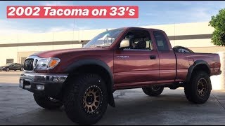 2002 Tacoma 3” Lift Bilstein 5100 OME 881 33” Tires No Rubbing