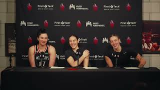 Megan Gustafson, Carla Leite, Emily Engstler | Postgame Presser | vs Indiana Fever | May 30th, 2026