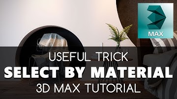 Select by Material in 3D Max. free tutorials | Learning videos | Education & training