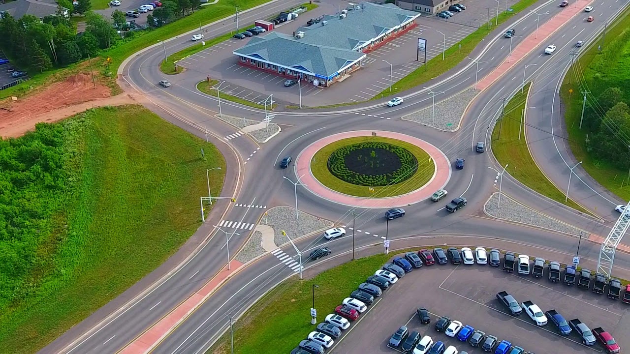 Above PEI Maypoint Roundabout YouTube