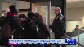 Thousands of sixth graders take Hunter College High School entrance exam