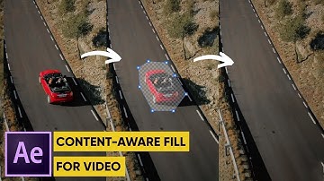 CONTENT-AWARE FILL for video in After Effects 16.1 - Remove ANY OBJECT from your video!