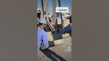 Precast footing lifting. #precast #precastconcrete #precastwork
