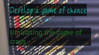 game development || game in c language programming ||  craps game #gamedevwlopment