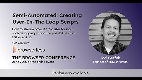 Semi Automatic:  Creating User In The Loop Scripts