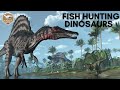 Fish hunting dinosaurs
