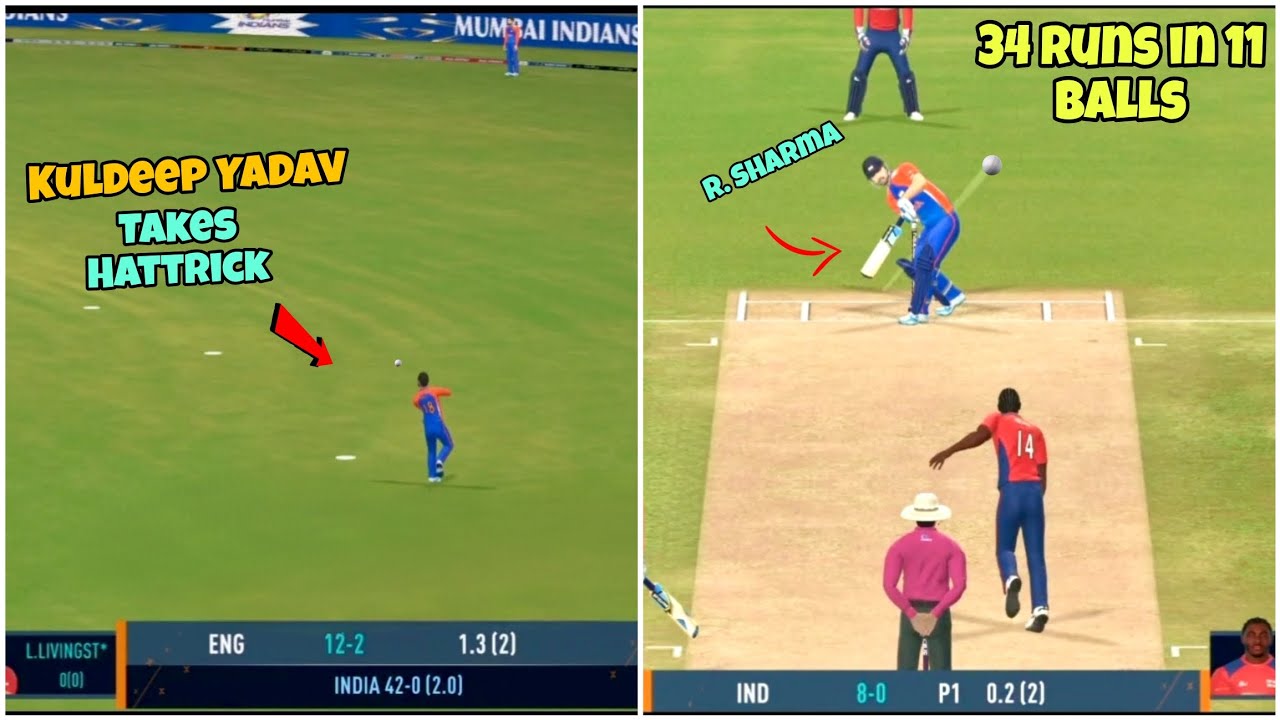 Rohit Sharma Smashes 34 Runs in 11 Balls & Kuldeep Yadav Takes First Hat-trick | RC24 Highlights