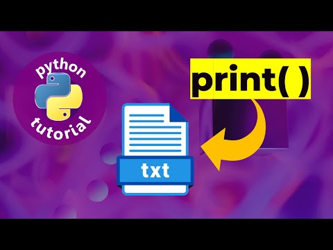 Writing to a File with Python print() Function