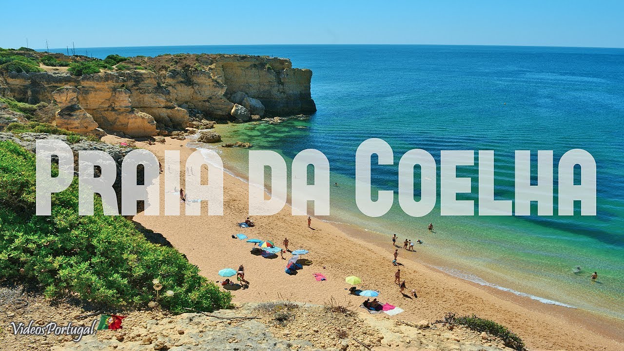 Praia Da Coelha Algarve Portugal Youtube