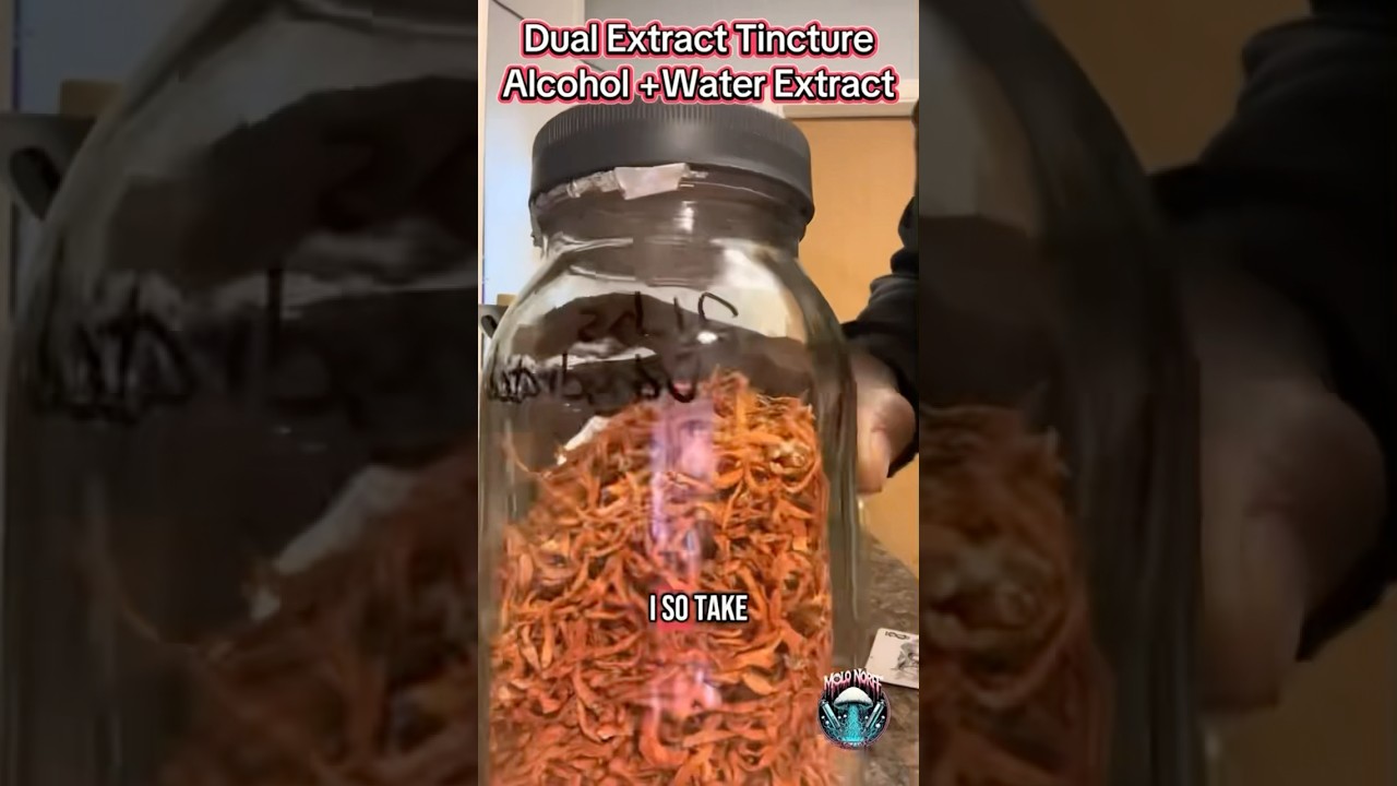 “Part 1. Making a Dual Extract Cordyceps Tincture” 